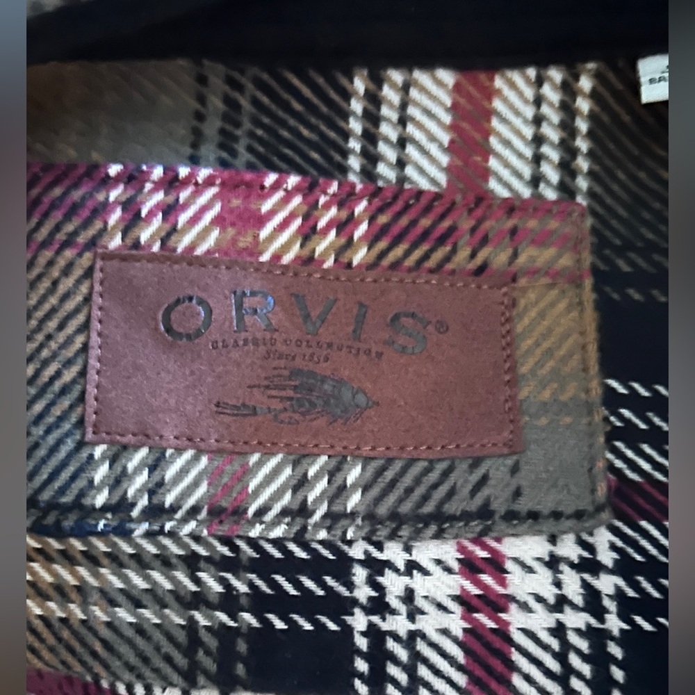 Orvis NWOT Multicolor Plaid Shirt - Picture 8 of 11
